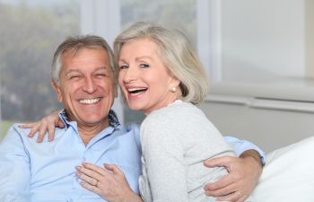 Older Couple Smiling, 