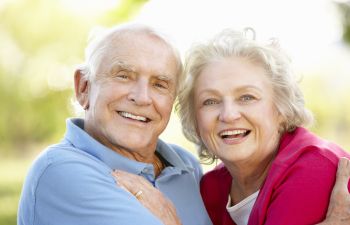 Senior Couple Smiling, 